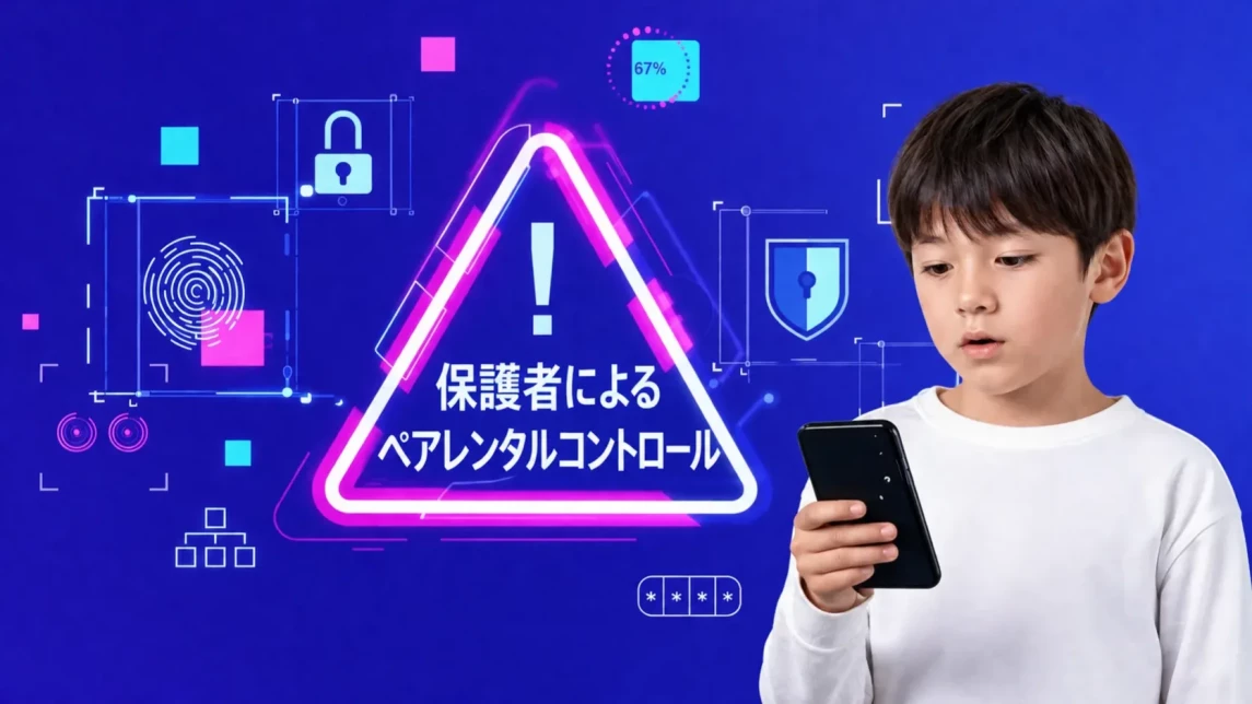 記事用イラスト： 子供がペアレンタルコントロールを回避するのを防ぐ方法｜VPN・プロキシ・別アカウントへの対策