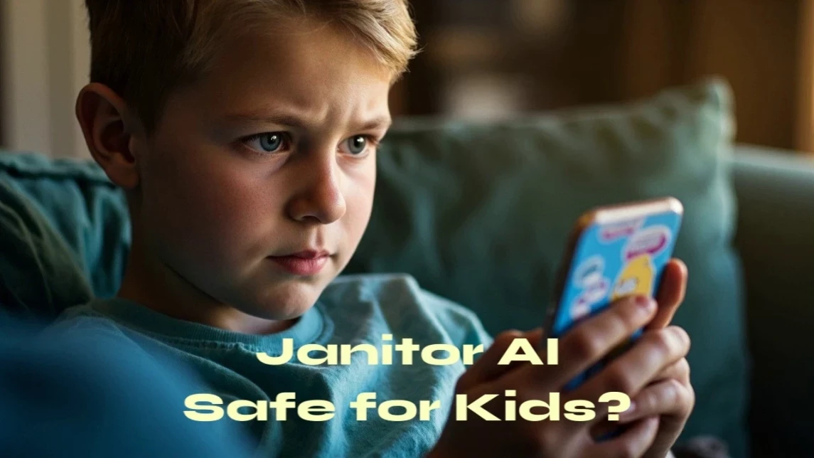 Illustration for the article: Is Janitor AI Safe for Kids? A Parent's Guide