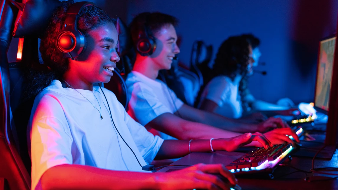 Illustration for the article: Cybersport: A New Reality for Teenagers