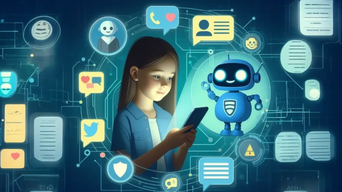 Illustration for the article: Is Character AI Safe for Kids? A Parent's Guide to the Chatbot App