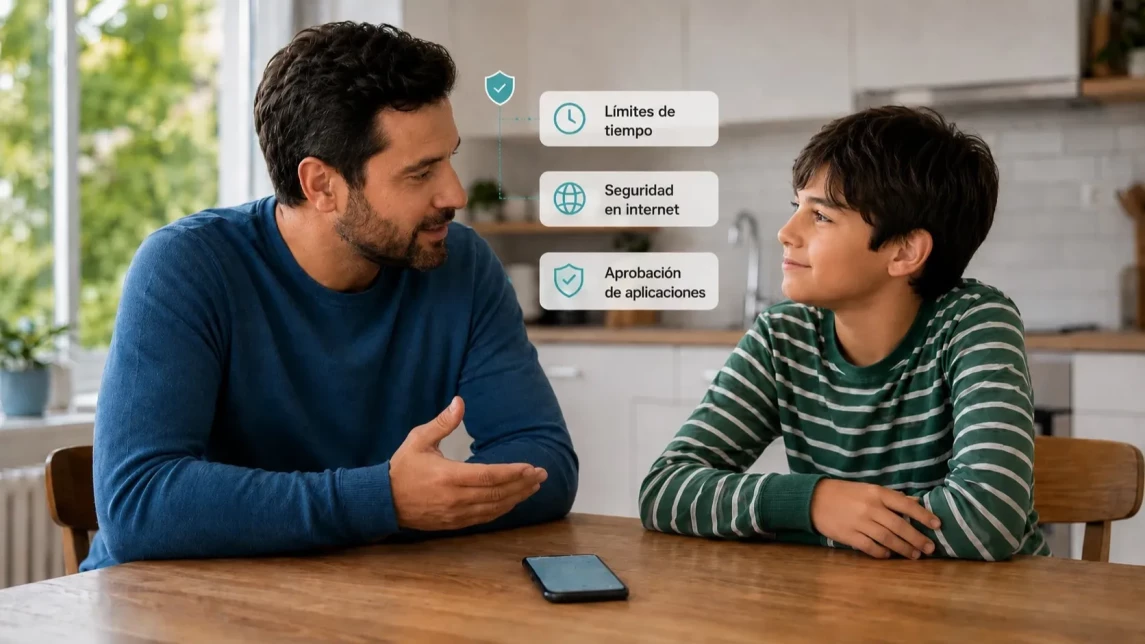 Ilustración para el artículo: Mejores apps de control parental para Android 2026