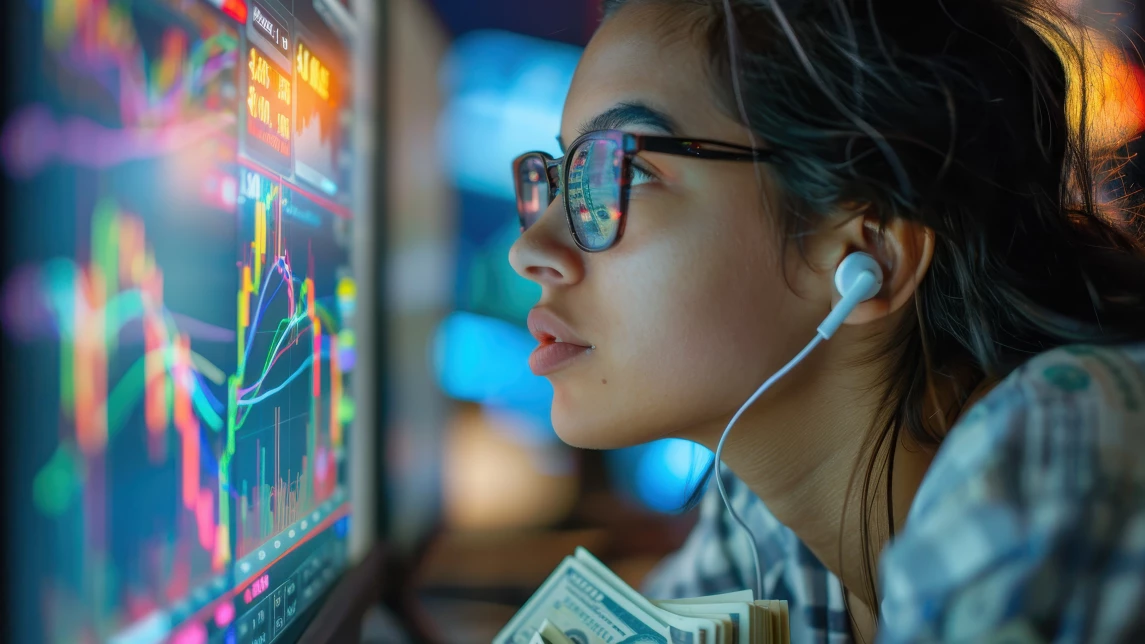 Ilustración para el artículo: Beneficios y riesgos del trading para adolescentes