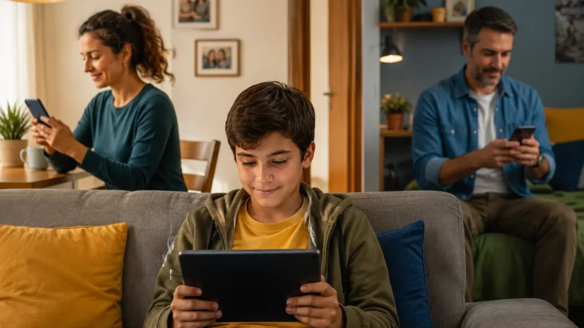 Ilustración para el artículo: Cómo configurar el control parental si un niño vive en dos hogares
