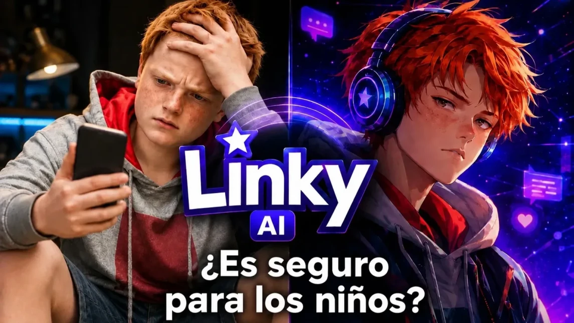 Ilustración para el artículo: ¿Es Linky AI seguro para niños? Guía para padres